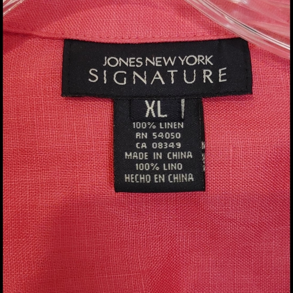 Jones NY Signature button up blouse - Picture 4 of 8